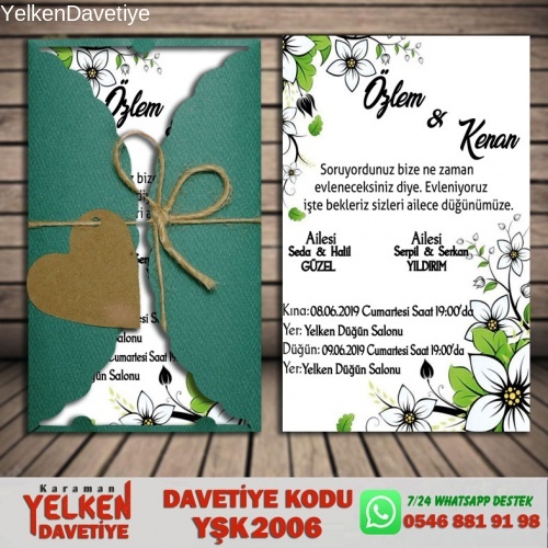 1000 Adet Yesil Burgu Modeller