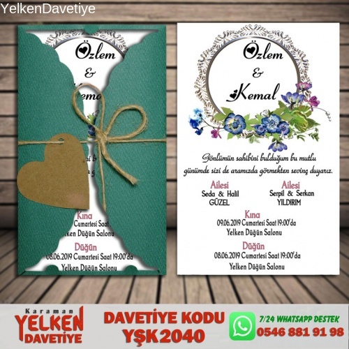 1000 Adet Yesil Burgu Modeller