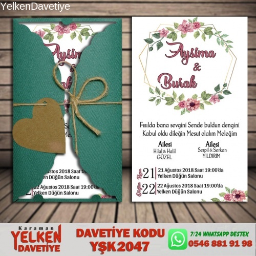 1000 Adet Yesil Burgu Modeller