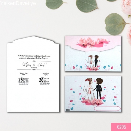  Eko Lüks Davetiye Modeli