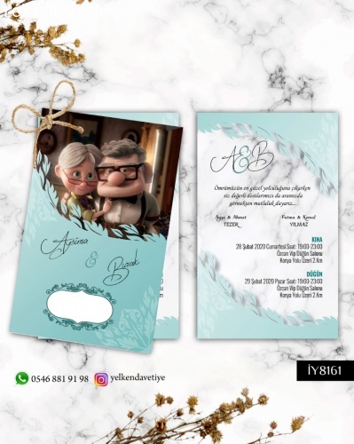 1000 Adet İkili Davetiye Modeli