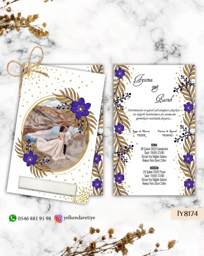 1000 Adet İkili Davetiye Modeli