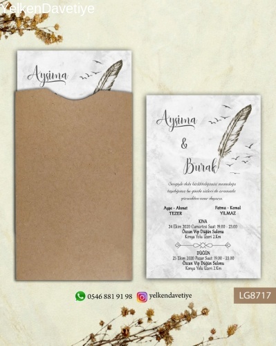 1000 Adet Kraft Kapalı Zarflı Model