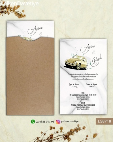 1000 Adet Kraft Kapalı Zarflı Model