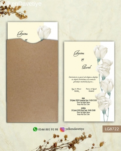 1000 Adet Kraft Kapalı Zarflı Model