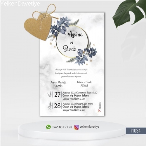 Ekonomik Tekli Davetiye Modelleri