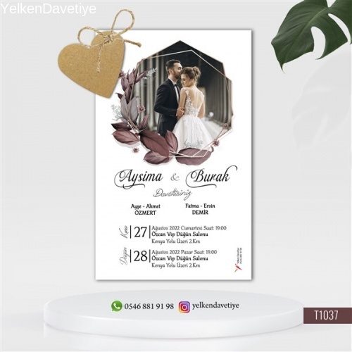 Ekonomik Tekli Davetiye Modelleri