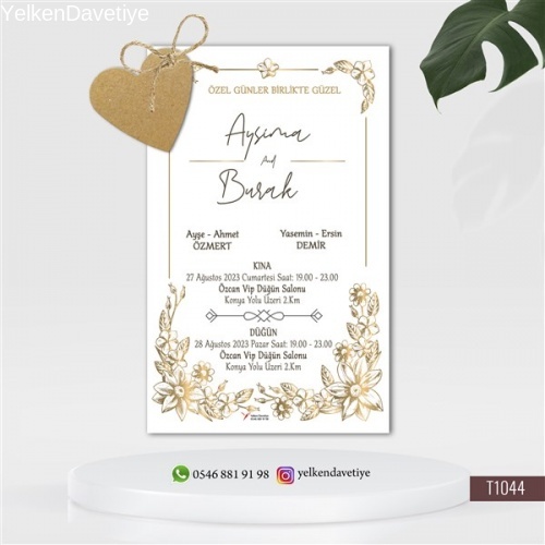 Ekonomik Tekli Davetiye Modelleri